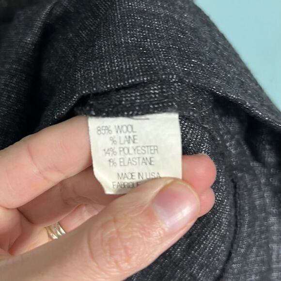 Theory Scoop Neck Wool Blend Mini Dress - Picture 6 of 9